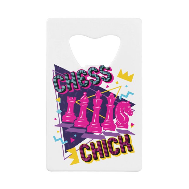 Chess Chick Women Girls Player 90s Aesthetic (Front)