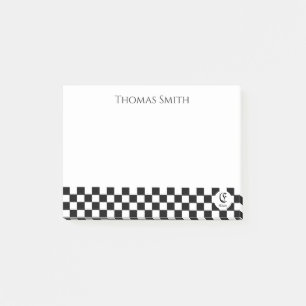 Chess Club Custom Name Initial Post-it Notes
