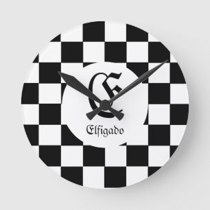 Chess Club Custom Name Initial Round Clock