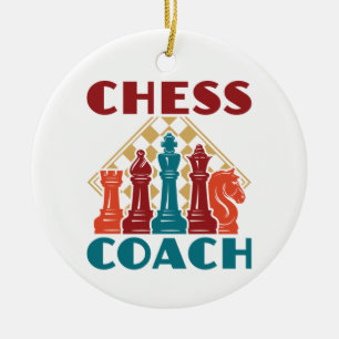 Chess Coach Ceramic Ornament