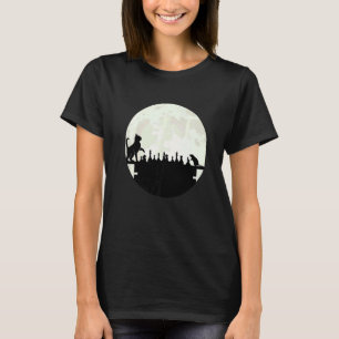 Chess Coach For Men Clothing Mouse Cat Moon Women T-Shirt