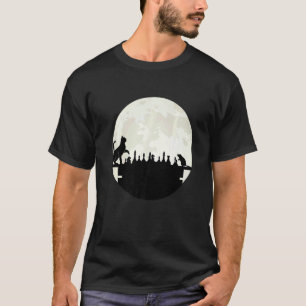 Chess Coach For Men Clothing Mouse Cat Moon Women  T-Shirt