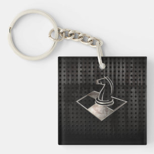 Chess; Cool Black Key Ring
