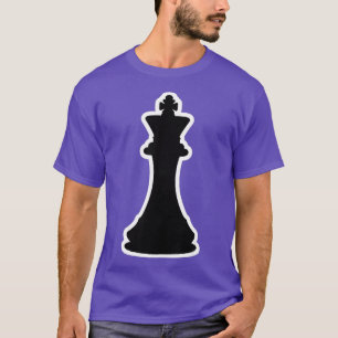 chess costumes black king silhouette costume T-Shirt
