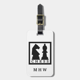 CHESS custom luggage tag