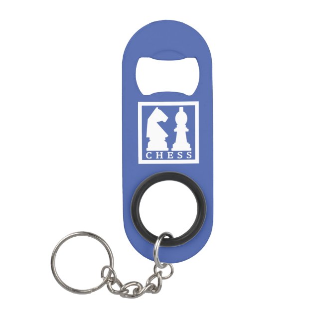 CHESS custom monogram & colour bottle opener (Front)