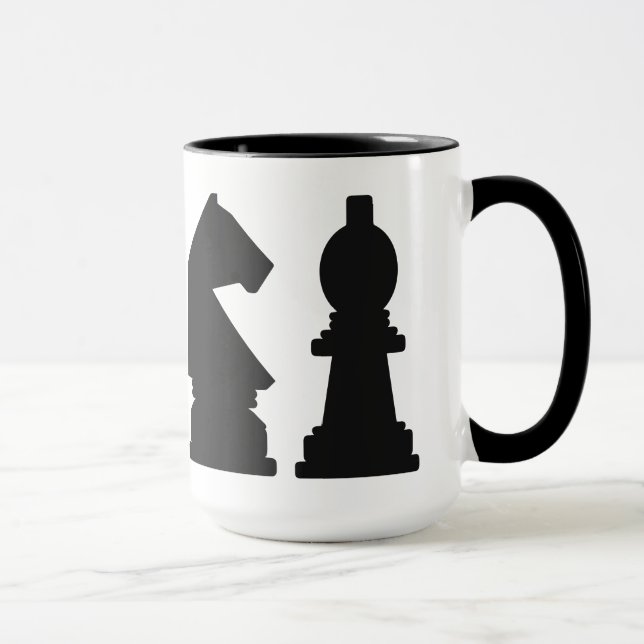 CHESS custom monogram mugs (Right)