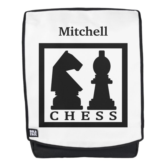 CHESS custom name backpack (Front)