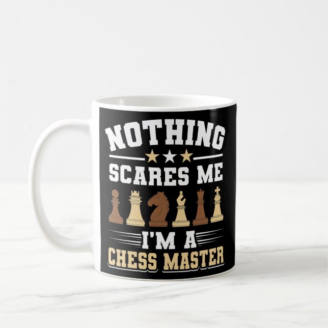 Chess Dad Checkmate Board Game Player Chess Coffee Mug (Left)