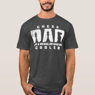 Chess Dad like a Regular Dad but Cooler Retro Fath T-Shirt