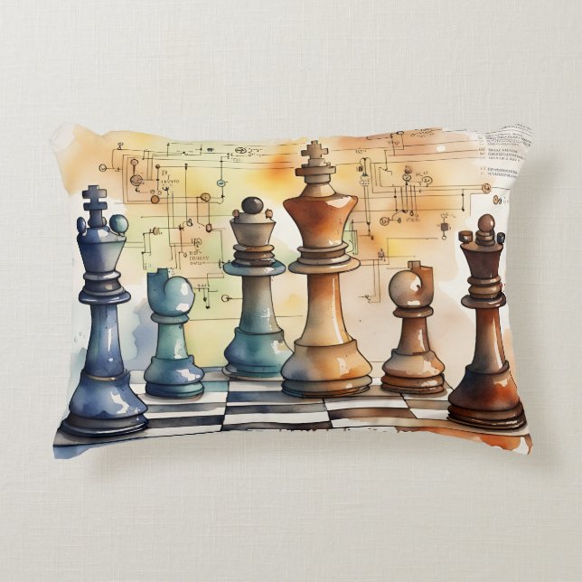 Chess Decorative Cushion (Front)