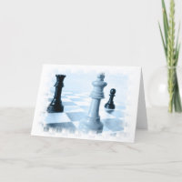 Chess Design  Greeting Card