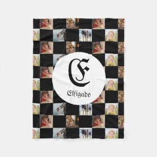 Chess Family Name Photo Fleece Blanket