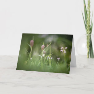 Chess Flower Nature Photo Card