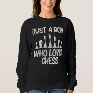 Chess For Boys Kids Chess Players Knight Rook Piec Sweatshirt