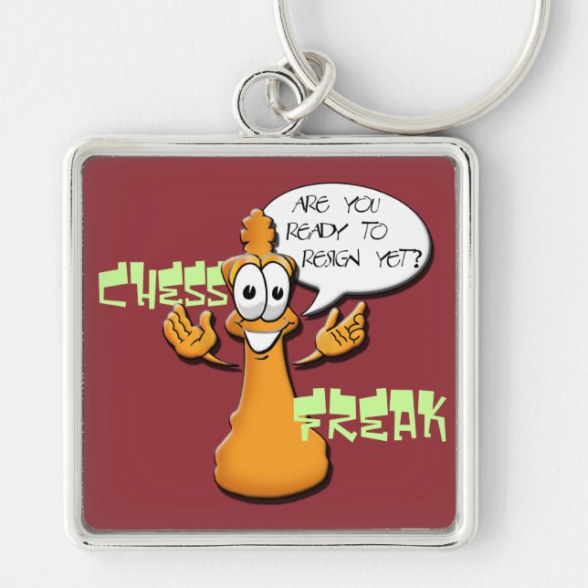 Chess Freak Key Ring (Front)