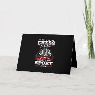 Chess Funny Quotes Humour Sayings Card