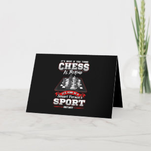 Chess Funny Quotes Humour Sayings Holiday Card