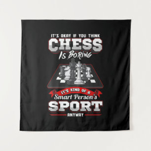 Chess Funny Quotes Humour Sayings Tapestry