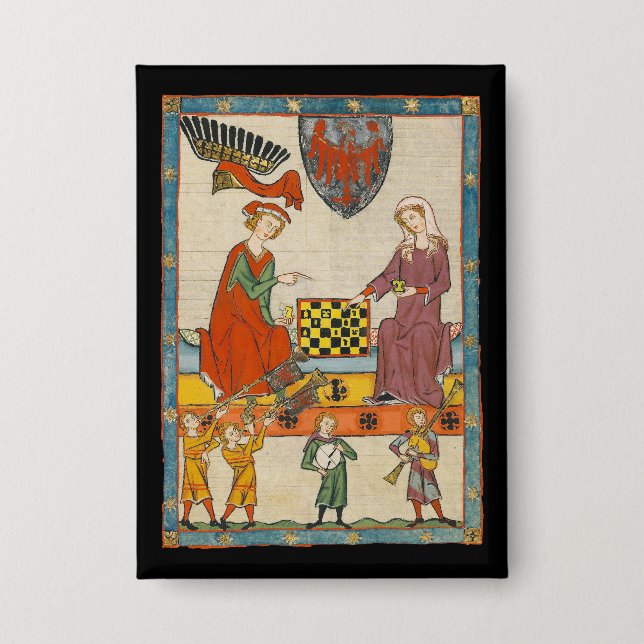 Chess Game 14th Century Codex Manesse (Front)