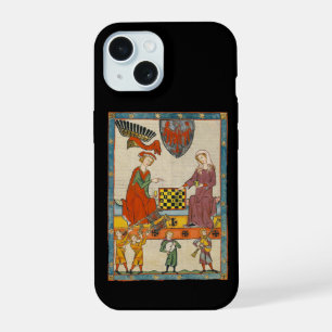 Chess Game 14th Century Codex Manesse iPhone 15 Case