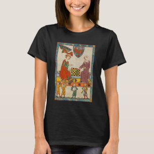 Chess Game 14th Century Codex Manesse T-Shirt