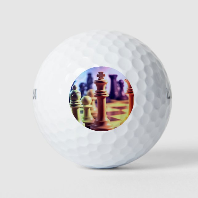 Chess Game Golf Balls (Front)