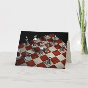 chess game greeting card
