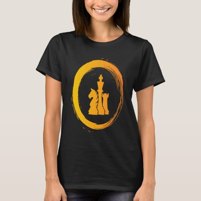 Chess game Hobby Chess T-Shirt (Front)