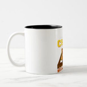 chess game is  smart people funny chess player Two-Tone coffee mug