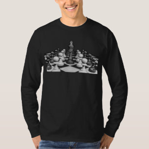 Chess Game Men's Basic Long Sleeve T-Shirt