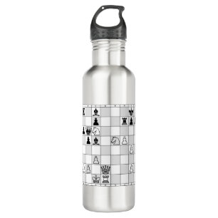 Chess Game One 710 Ml Water Bottle