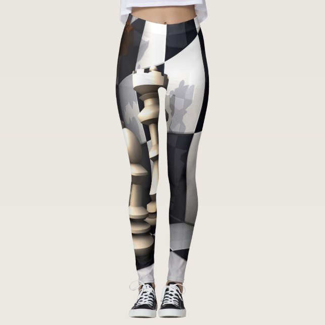 Chess Game Play Leggings (Front)