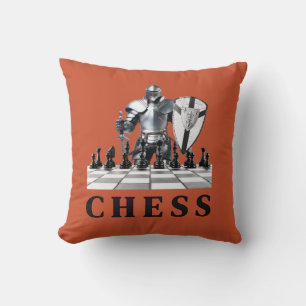 Chess Game, Strategic, Thinking Ahead, Checkmate Cushion