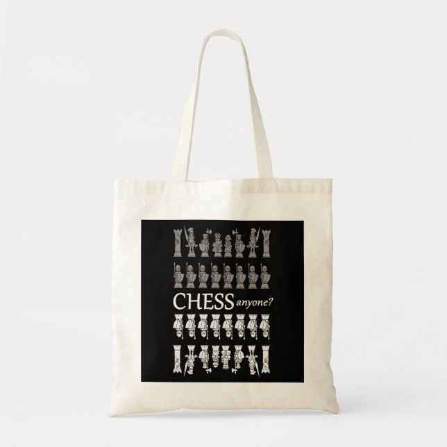 Chess Geek's tote bag. Chess anyone? Bag (Front)
