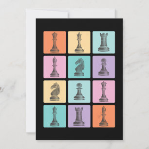Chess Gift   I Really Love The Chess Pieces Holiday Card