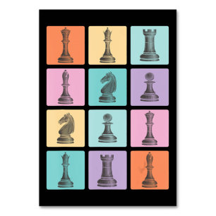 Chess Gift I Really Love The Chess Pieces Table Number