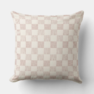 Chess Grid Manual Lines Cushion