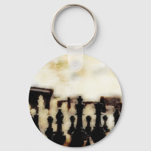Chess Grunge Key Chain