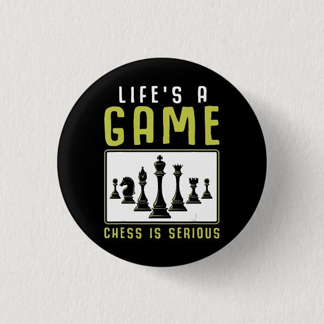 Chess Heartbeat Chess Master Chess Club 3 Cm Round Badge (Front)