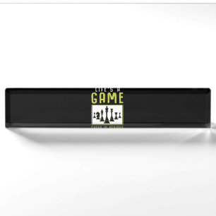 Chess Heartbeat Chess Master Chess Club Nameplate