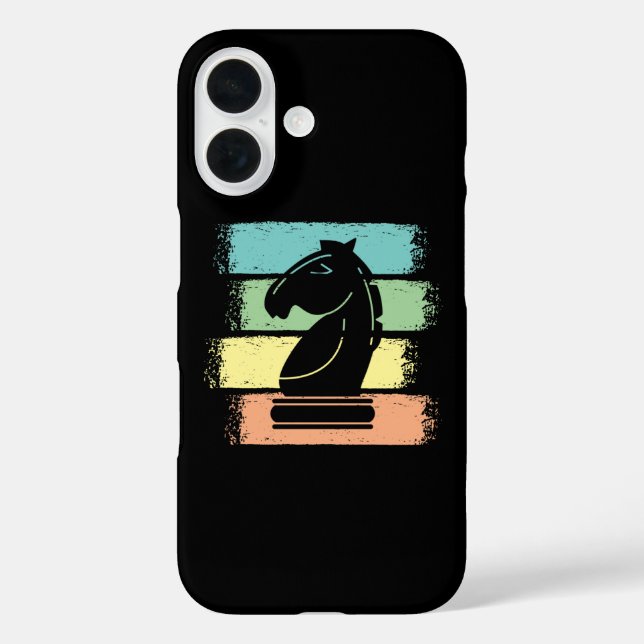 Chess Horse Retro Case-Mate iPhone Case (Back)