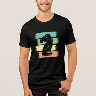 Chess Horse Retro Tri-Blend Shirt