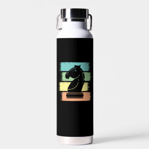 Chess Horse Retro Water Bottle