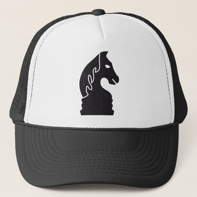 chess horse trucker hat (Front)