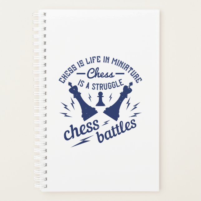 Chess Is Life In Miniature Planner (Front)