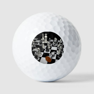 Chess Keychain Golf Balls