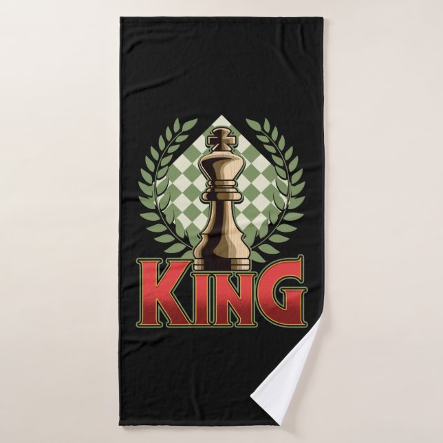 Chess King Bath Towel (Bath Towel)