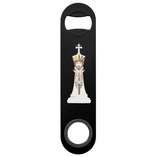 Chess king / black and white (Front)