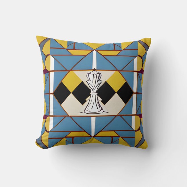 Chess King Cushion (Front)